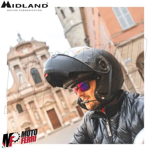 Interfono Midland Lokui K10 Bluetooth Casco Moto Scooter Jet Modulare