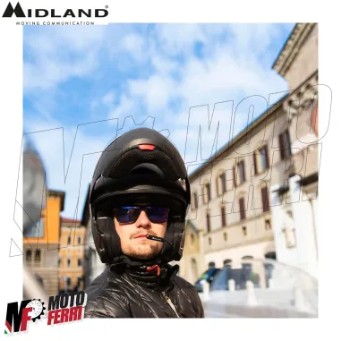 Interfono Midland Lokui K10 Bluetooth Casco Moto Scooter Jet Modulare