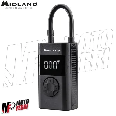 MF8105 Mini Compressore Portatile Aria Moto Scooter Auto Midland ENERPUMP