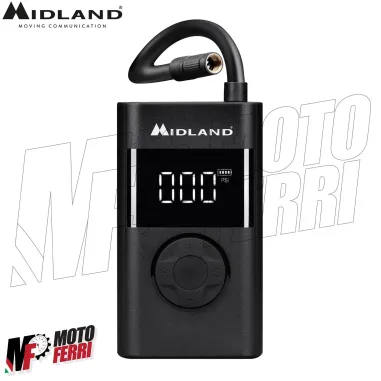 MF8105 Mini Compressore Portatile Aria Moto Scooter Auto Midland ENERPUMP