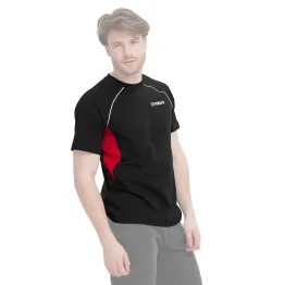 MF2797 Maglia T-Shirt Originale Yamaha Revs Uomo Racing Nero Rosso