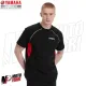 MF2797 Maglia T-Shirt Originale Yamaha Revs Uomo Racing Nero Rosso