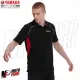 MF2796 Polo da Uomo Originale Yamaha REVS Nero Rosso