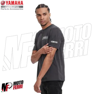 MF3396 Maglia T-Shirt Originale Yamaha TMax Uomo Grigio Racing