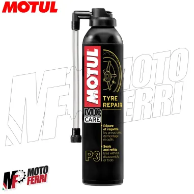 MF2442 Gonfia e Ripara Motul Gomme Pneumatici Auto Moto Vespa Scooter Tubeless