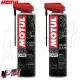 MF2407 Grasso Catena Motul + Pulitore Spray C2 + C1 Chain Clean 400 ml Moto