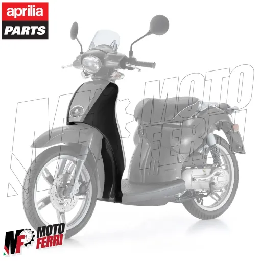 MF6965 Scudo Anteriore Nero Originale Aprilia Scarabeo 50 2T 2006 2007 2008 2009