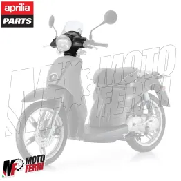 MF6987 Coprimanubrio Anteriore Nero Lucido Aprilia Scarabeo 50 2T da 2006 a 2009 2