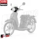 MF6987 Coprimanubrio Anteriore Nero Lucido Aprilia Scarabeo 50 2T da 2006 a 2009