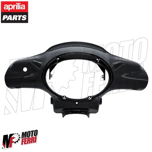 MF6987 Coprimanubrio Anteriore Nero Lucido Aprilia Scarabeo 50 2T da 2006 a 2009