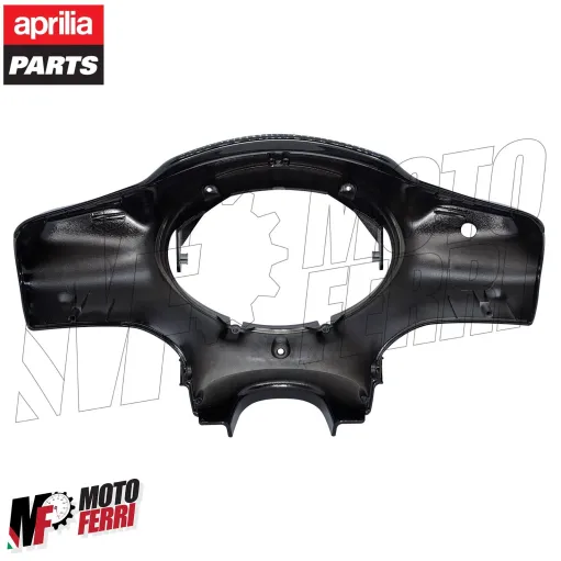 MF6987 Coprimanubrio Anteriore Nero Lucido Aprilia Scarabeo 50 2T da 2006 a 2009
