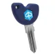 MF8120 Chiave Grezza con Trasponder Orig Piaggio Liberty 125 150 iGet 2020/2024