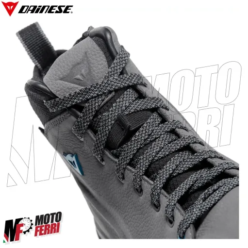 MF5967 Scarpe Moto da Donna Dainese Metractive D-Wp Impermeabili Grigio / Bianco