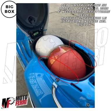 MF8125 Vano Sottosella Maggiorato BigBox per Vespa GTS GTV GT 125 200 250 300