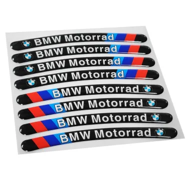 MF2941 Adesivi Cerchi 3D Gel BMW Motorrad - S 1000 RR XR R 1200 1250 1300 GS F R