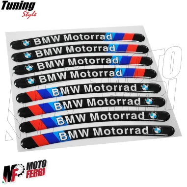 MF2941 Adesivi Cerchi 3D Gel BMW Motorrad - S 1000 RR XR R 1200 1250 1300 GS F R