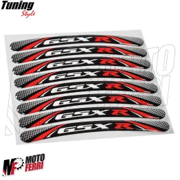 MF2941 Kit Adesivi Cerchi 3D Gel per Suzuki GSX-R 600 750 1000 125 2