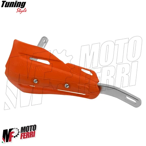 MF4198 Paramani Rinforzati Anima Acciaio Universale Moto Cross Enduro Arancione