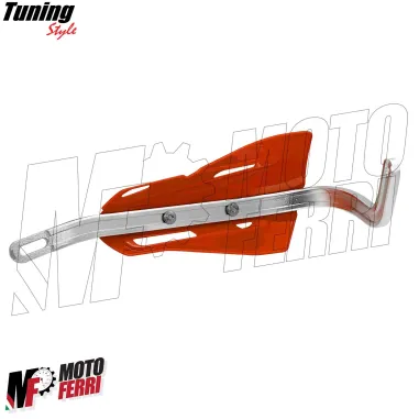 MF4198 Paramani Rinforzati Anima Acciaio Universale Moto Cross Enduro Arancione