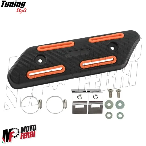MF8148 Protezione Collettore Marmitta Universale Cross KTM Husqvarna Honda Beta