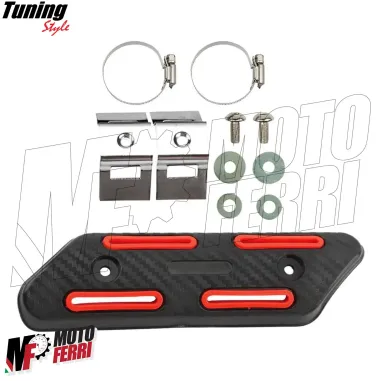MF8148 Protezione Collettore Marmitta Universale Cross KTM Husqvarna Honda Beta