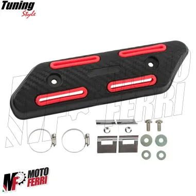 MF8148 Protezione Collettore Marmitta Universale Cross KTM Husqvarna Honda Beta