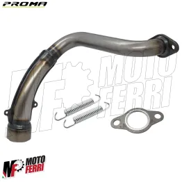 MF8149 Collettore + Molle per Marmitta Proma Vespa 50 Special R L N Corsa Corta 2