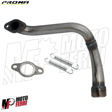 MF8149 Collettore + Molle per Marmitta Proma Vespa 50 Special R L N Corsa Corta