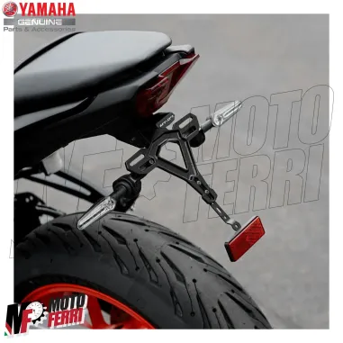 MF4827 Portatarga Sportivo + Luce Targa Originale Yamaha MT-07 da 2021 a 2024