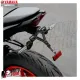 MF4827 Portatarga Sportivo + Luce Targa Originale Yamaha MT-07 da 2021 a 2024