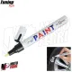 MF8153 Pennarello Pneumatici Gomme Bianco Scritte Indelebile Resistente Moto