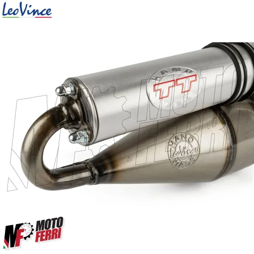 MF2184 Marmitta Scarico LeoVince TT MBK Booster Spirit / BWS 50 2T Alluminio
