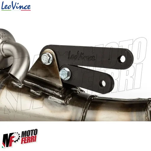 MF2184 Marmitta Scarico LeoVince TT MBK Booster Spirit / BWS 50 2T Alluminio