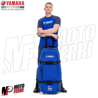 MF8154 Trolley GYTR MOTO Paddock Blue XL Race Originale Yamaha Tuta Stivali 123L