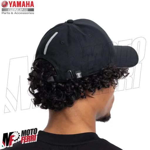 MF8155 Cappello Berretto TMax Originale Yamaha Racing Nero / Grigio