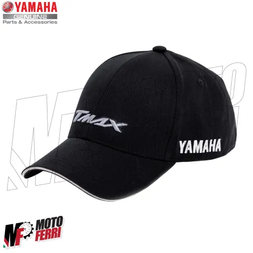 MF8155 Cappello Berretto TMax Originale Yamaha Racing Nero / Grigio