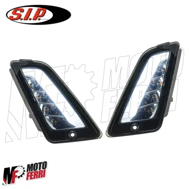 MF1455 FRECCE ANTERIORI + POSTERIORI LED FUME VESPA 125 300 GTS  2014 - 2021