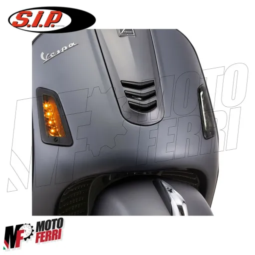 MF1455 FRECCE ANTERIORI + POSTERIORI LED FUME VESPA 125 300 GTS  2014 - 2021