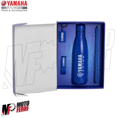 MF8164 Kit Borraccia Portachiavi Ciondolo Scaldacollo Originale Yamaha Paddock