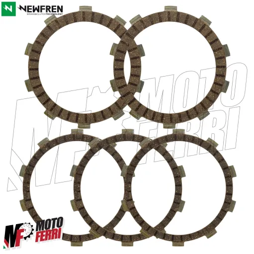 MF8165 Kit 5 Dischi Frizione Newfren Kawasaki Ninja 400 2018 2019 2020 2021 2022