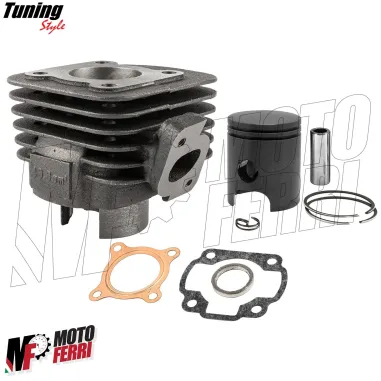 MF8168 Kit Cilindro Ghisa Dm 40 per Malaguti F12R 50 2T ad Aria AC motore Keeway