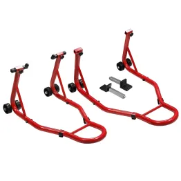 MF4796 Cavalletto Moto Cavalletti Alzamoto Anteriore Posteriore Cono + Piastre