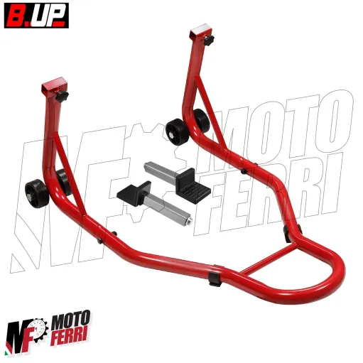 MF4796 Cavalletto Moto Cavalletti Alzamoto Anteriore Posteriore Cono + Piastre