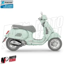 MF8185 Griglia Paracalore Marmitta Cromata Vespa GTS 300 310 HPE 2023 2024 2025 2