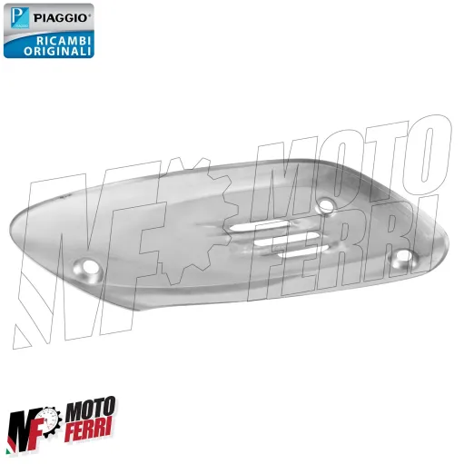 MF8185 Griglia Paracalore Marmitta Cromata Vespa GTS 300 310 HPE 2023 2024 2025