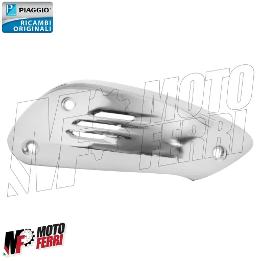 MF8185 Griglia Paracalore Marmitta Cromata Vespa GTS 300 310 HPE 2023 2024 2025