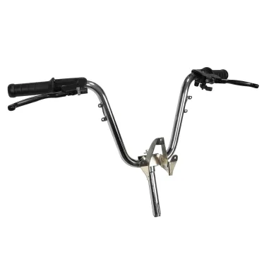 MF8193 Manubrio in Ferro Originale Piaggio Grillo con Leve Manpole Comandi