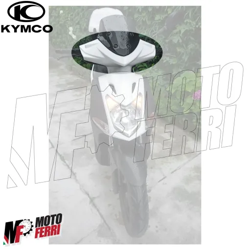 MF6303 Coprimanubrio Anteriore Bianco Originale Kymco Agility R16 50 125 150 200