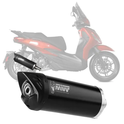 MF8195 Marmitta Scarico MIVV Mover Piaggio Beverly 400 HPE 2021 2022 2023 2024