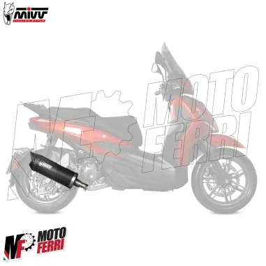 MF8195 Marmitta Scarico MIVV Mover Piaggio Beverly 400 HPE 2021 2022 2023 2024